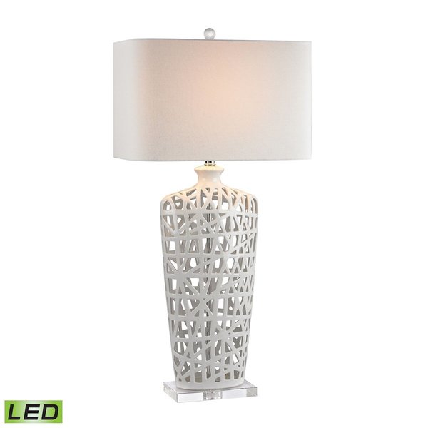 Elk Home Dimond 36'' High 1-Light Table Lamp - Gloss White D2637-LED